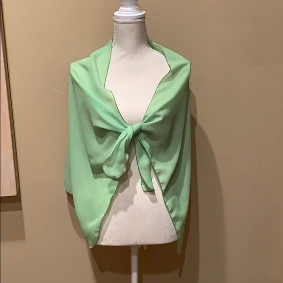 Lime Green Long Sarong - Picture 3 of 4